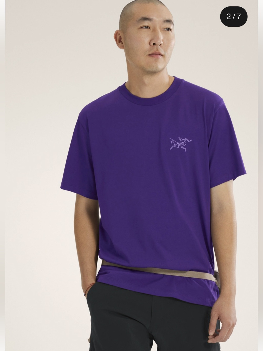 Arc’teryx KRAGG SL COTTON SHIRT SS MEN'S - AZALEA size XL